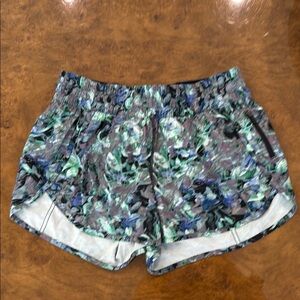 Lululemon Athletica Blue and Green Athletic Shorts